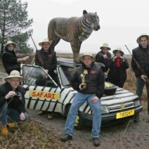 Stunt 2004/2005 Houten tijger Noorder dierenpark Emmen